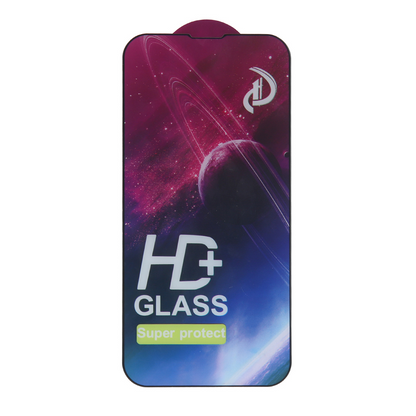 OEM Screen Protector Film for Apple iPhone 18 Pro Max / 17 Pro Max, Tempered Glass, Full Glue, Set of 10 pieces, 9D, Black