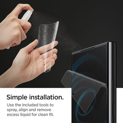 Spigen Neo Flex Screen Protector for Samsung Galaxy S24 Ultra S928, Plastic, Set of 2 Pieces