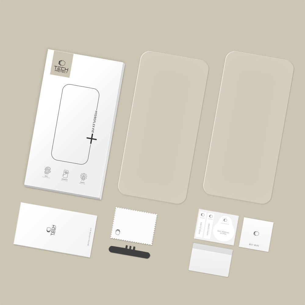 Tech-Protect Hydro Flex+ Screen Protector for Xiaomi Poco M8 Pro / Redmi Note 15 Pro+ 5G, Plastic, Set of 2 Pieces