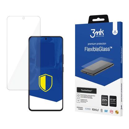 3MK FlexibleGlass Screen Protector for Xiaomi Poco X6 / Redmi Note 13 Pro 5G, Flexible Glass, Full Glue