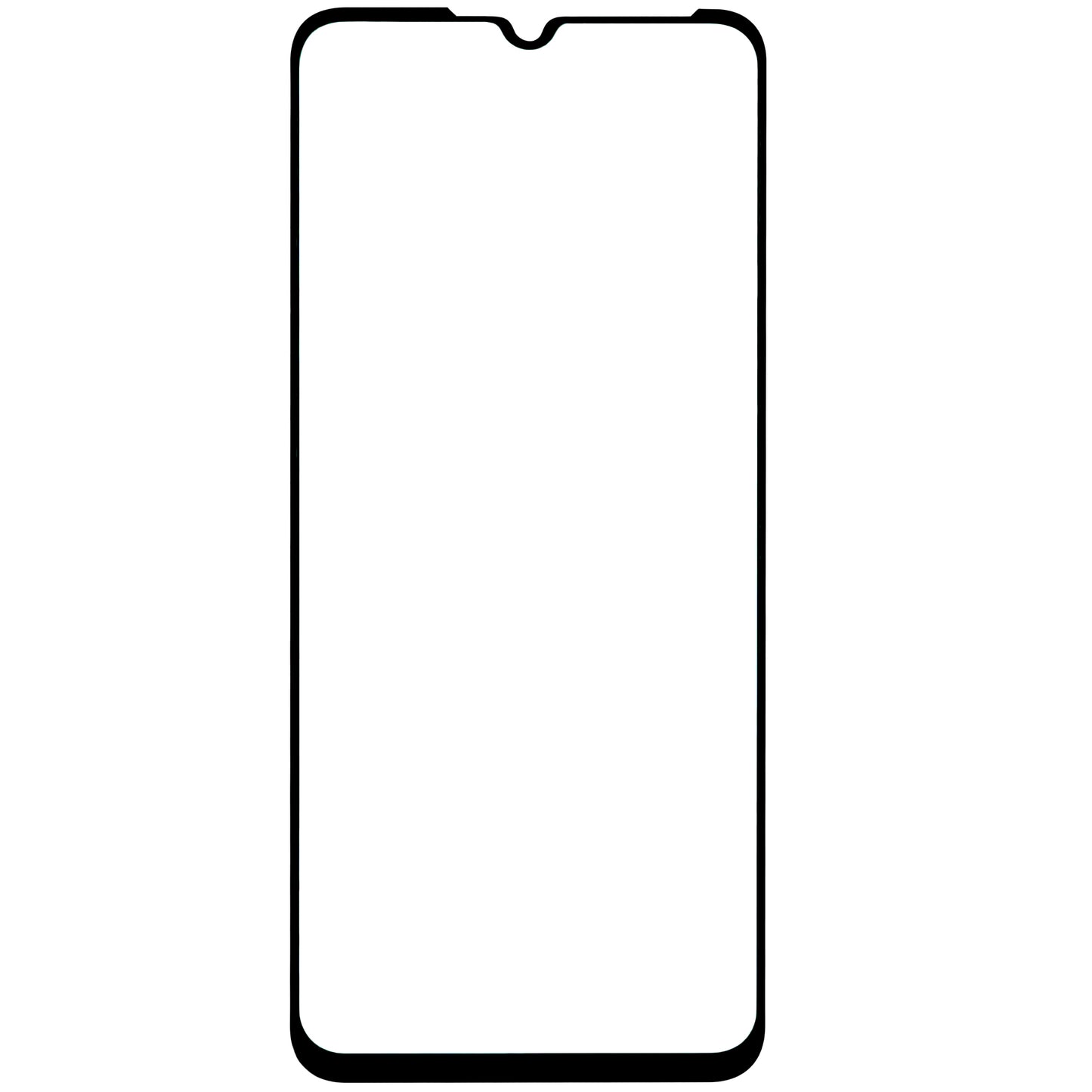 Screen Protector BLUE Shield for Samsung Galaxy A14 A145 / A14 5G A146, Glass Shield, Full Glue, Case Friendly, Black 