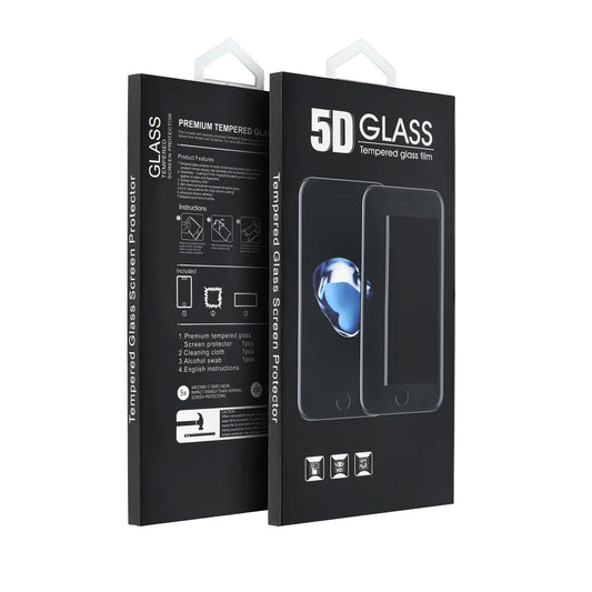OEM Screen Protector for Motorola Edge 30 Ultra, Tempered Glass, Full Glue, 5D, Black