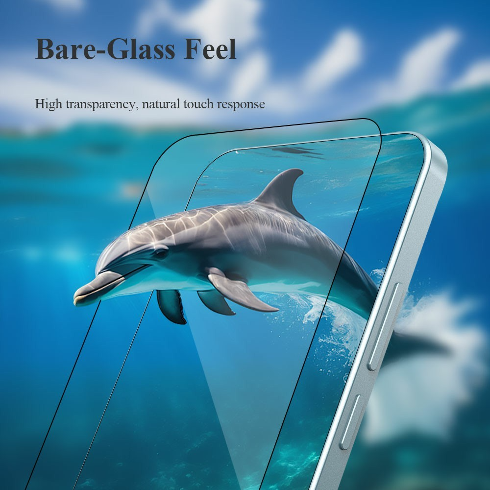 Lereach Screen Protector for Xiaomi Redmi Note 15 Pro 5G, Tempered Glass, Full Glue, Black