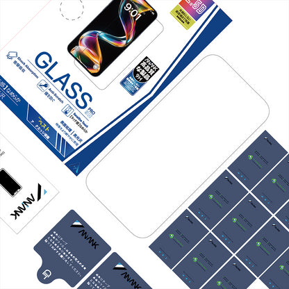 Anank 5X Reinforced Screen Protector for Apple iPhone 17, Tempered Glass, Full Glue, 2.5D, Black