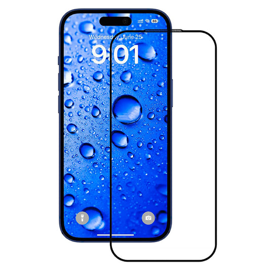 Anank Screen Protector for Apple iPhone 17 Pro Max, Tempered Glass, Full Glue, 2.5D, Black
