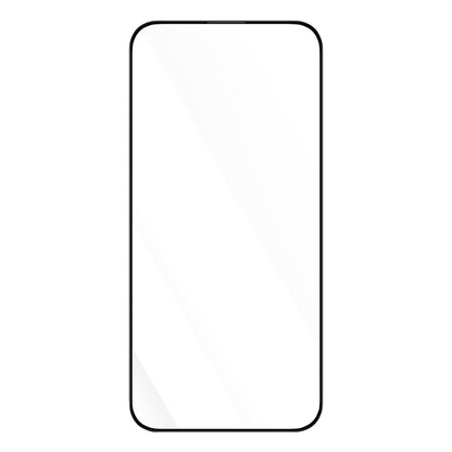 Blueo Anti-Dust HD Screen Protector for Apple iPhone 16 / 15, Tempered Glass, Full Glue, Black