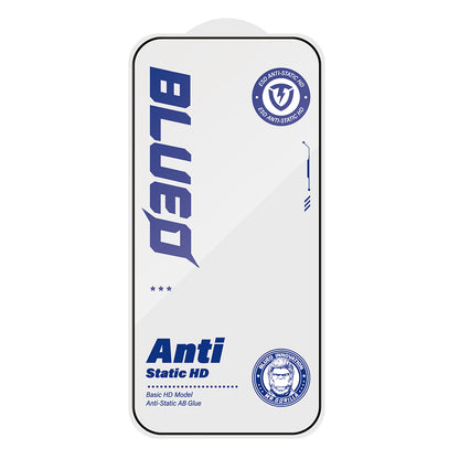 Blueo Anti-Static HD Screen Protector Film for Apple iPhone 11 Pro Max / XS Max, Tempered Glass, Full Glue, Black