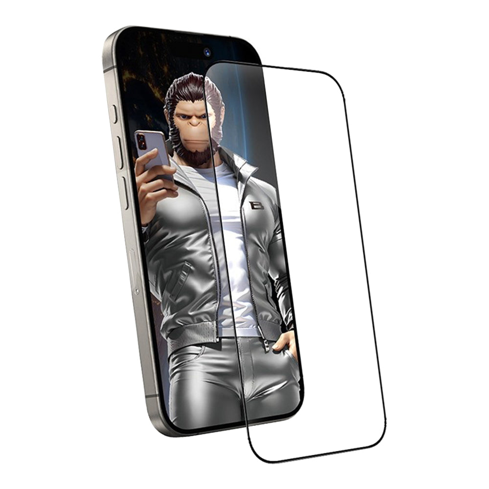 Blueo Anti-Static HD Screen Protector Film for Apple iPhone 11 / XR, Tempered Glass, Full Glue, Black