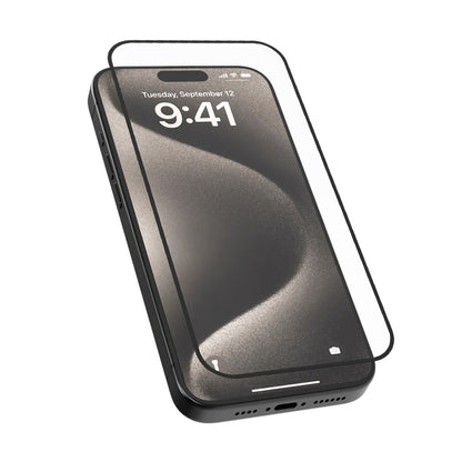 Blueo Silk HD Screen Protector Film for Apple iPhone 12 Pro Max, Tempered Glass, Full Glue, Set of 5 pieces, 2.5D, Black