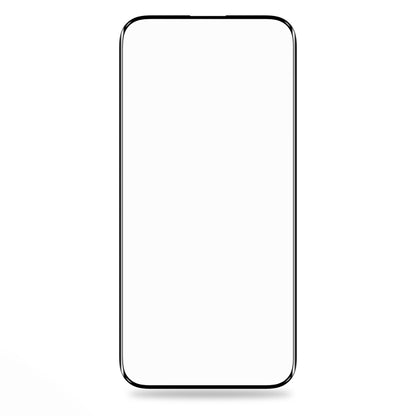 Blueo Silk HD Screen Protector Film for Apple iPhone 15 Pro, Tempered Glass, Full Glue, Set of 5 pieces, 2.5D, Black