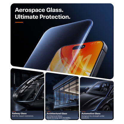 Torras OrigArmor Screen Protector for Apple iPhone 18 Pro / 17 Pro, Tempered Glass, Full Glue