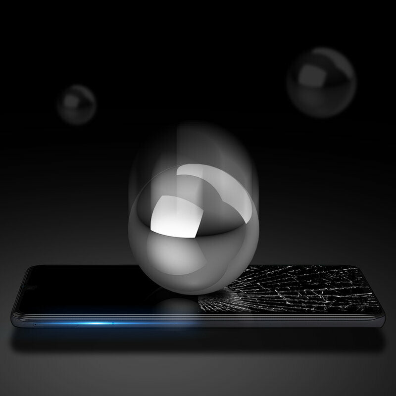 DUX DUCIS Screen Protector for Apple iPhone 11 Pro / XS / X, Tempered Glass, Edge Glue, Black