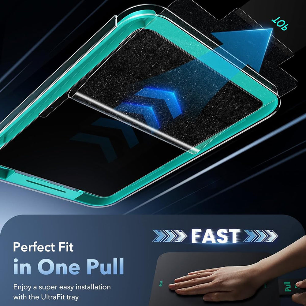 ESR Armorite Paper Feel UltraFit Screen Protector for Apple iPad Air 11 (2026) / Air 11 (2025), Tempered Glass, Full Glue, Set of 2 Pieces