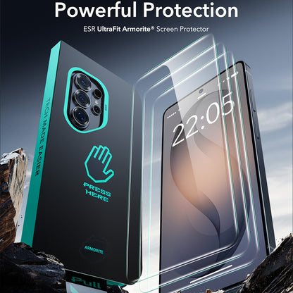 ESR Armorite Screen Protector for Samsung Galaxy S26 Ultra, Tempered Glass, Full Glue, Set of 2 Pieces