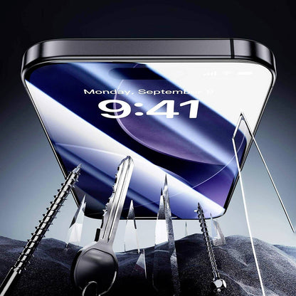 ESR UltraFit Classic Screen Protector for Apple iPhone 18 Pro / 17 Pro, Tempered Glass, Full Glue, Set of 2 pieces, Black