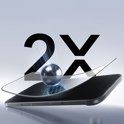 ESR UltraFit Classic Screen Protector for Apple iPhone 18 Pro / 17 Pro, Tempered Glass, Full Glue, Set of 2 pieces, Black