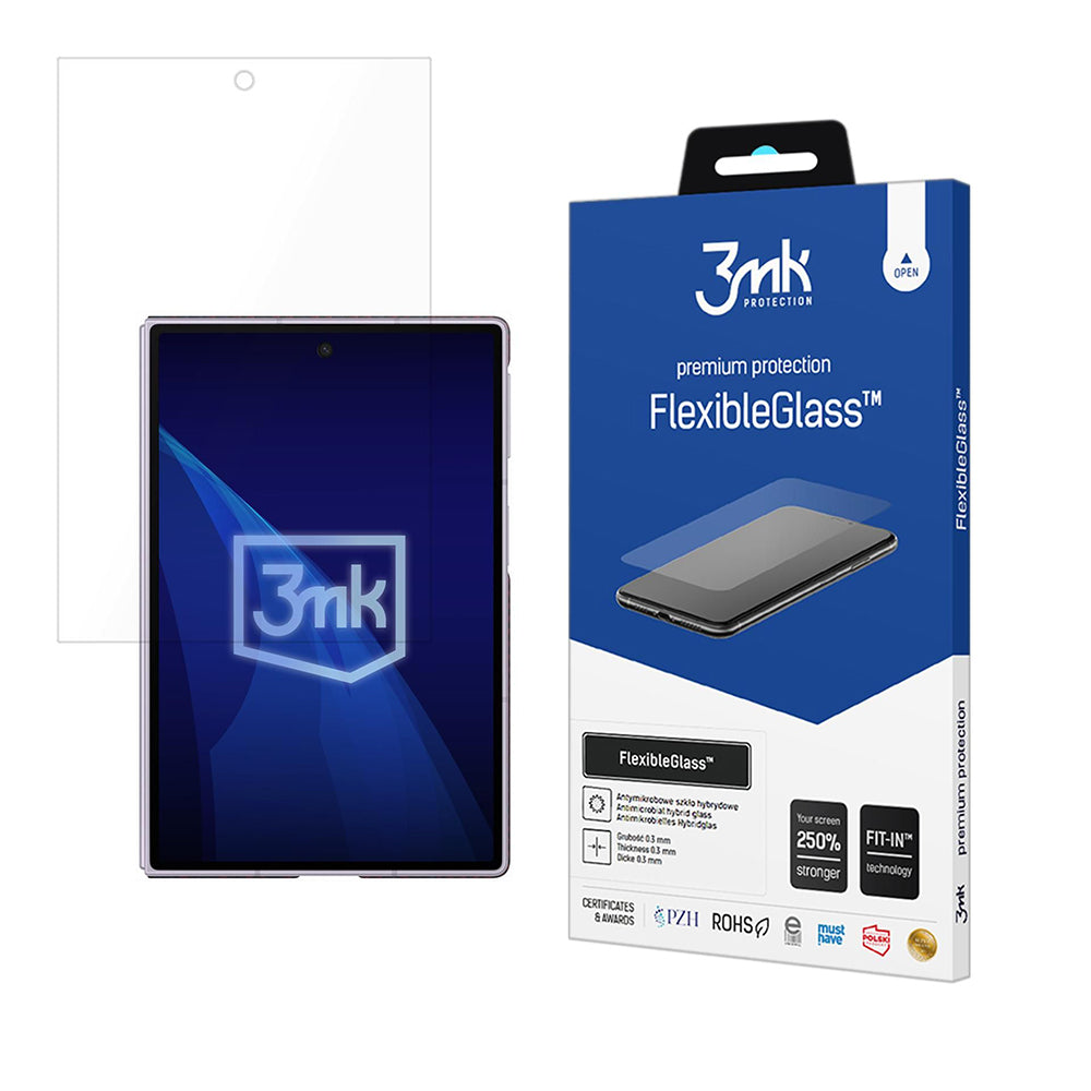 3MK FlexibleGlass Exterior Screen Protector for Samsung Galaxy Z Fold8 F976, Flexible Glass, Full Glue
