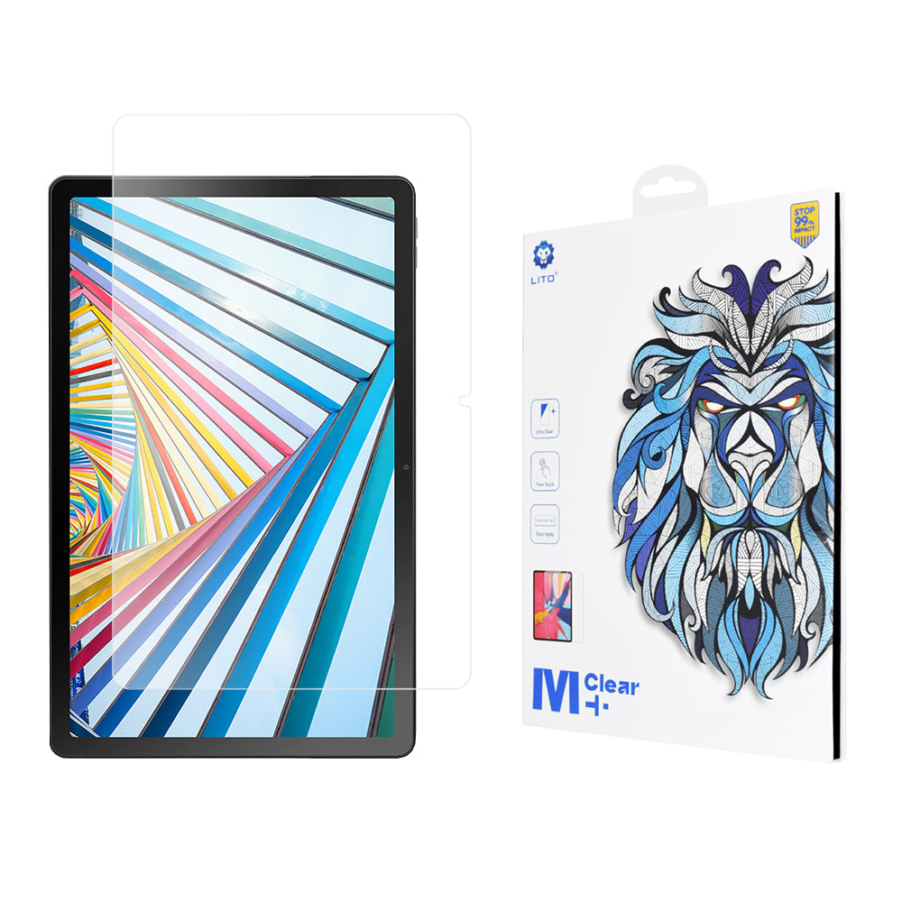 Lito Classic Screen Protector Film for Lenovo Tab M10 Plus (3rd Gen), Tempered Glass, Full Glue, 2.5D