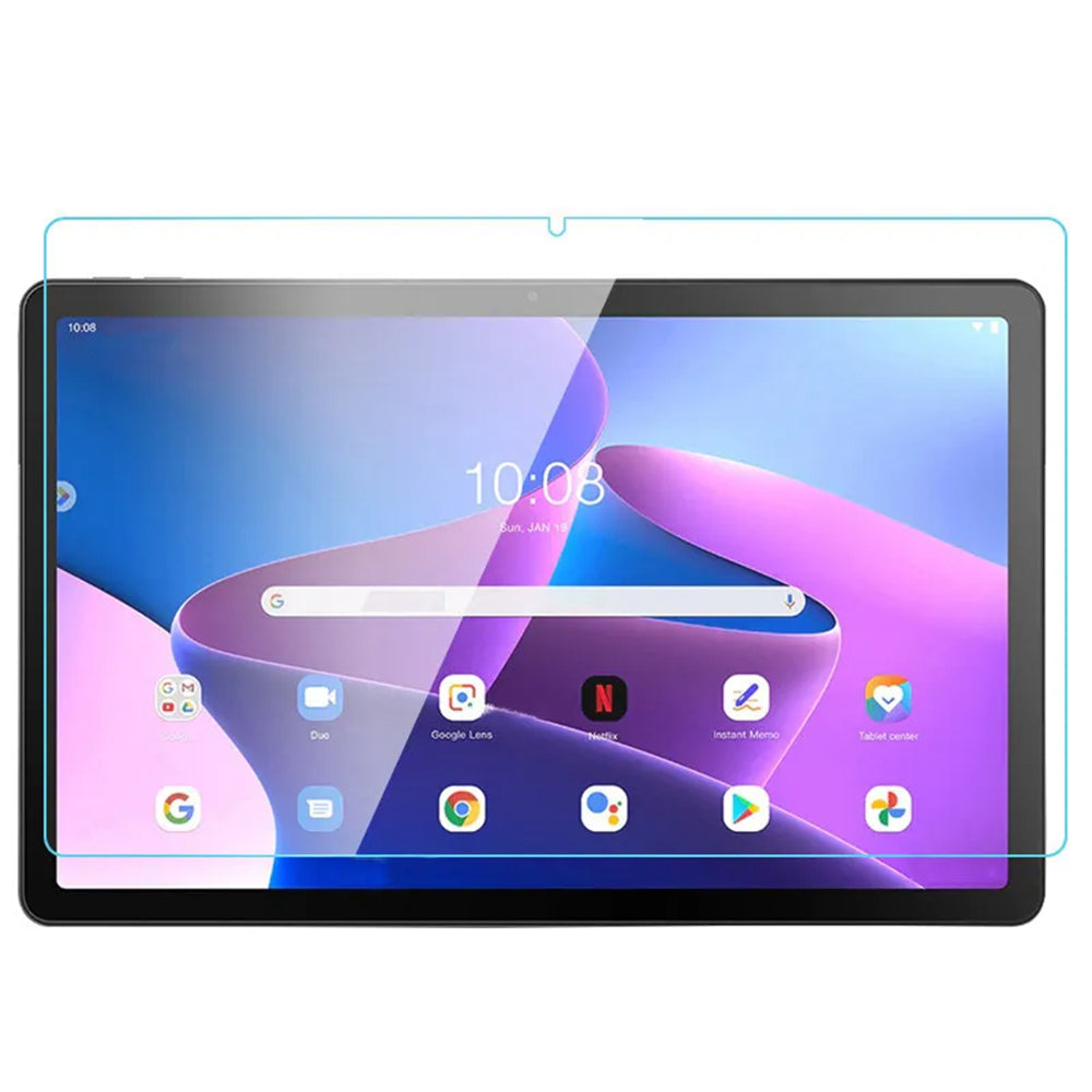 Lito Classic Screen Protector Film for Lenovo Tab M10 Plus (3rd Gen), Tempered Glass, Full Glue, 2.5D
