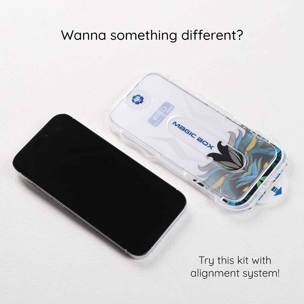 Lito Magic Glass Box D+ Tools Screen Protector for Apple iPhone 12 / 12 Pro, Tempered Glass, Full Glue