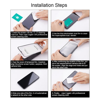 Nillkin CP+ Pro Exterior Screen Protector for Samsung Galaxy Z Flip8 F776 / Z Flip7 F766, Tempered Glass, Full Glue, Black
