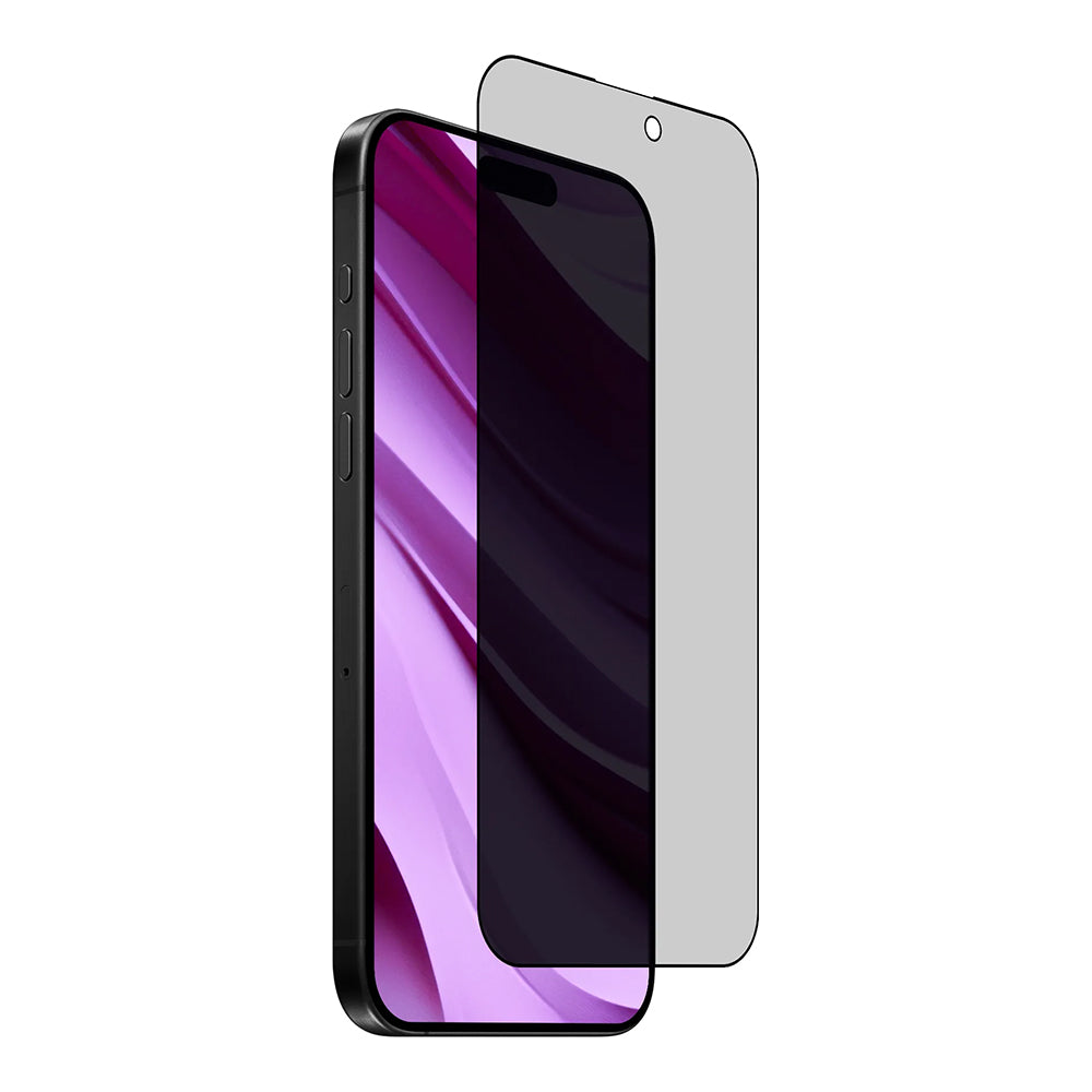 Anank 5X Reinforced Privacy Screen Protector Applicator for Apple iPhone 17, Tempered Glass, Full Glue, 2.5D