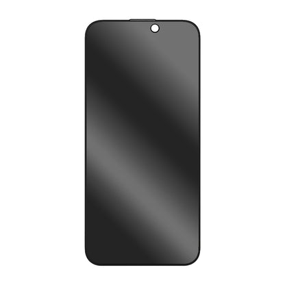 Blueo Anti-Peep Privacy Screen Protector for Apple iPhone 15 Pro, Tempered Glass, Full Glue