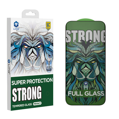Privacy Screen Protector Lito D+ Max Strong for Apple iPhone 17 Pro Max, Tempered Glass, Full Glue