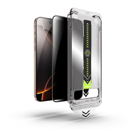 Privacy Screen Protector Techsuit TitanGlass for Apple iPhone 18 Pro, Tempered Glass, Full Glue