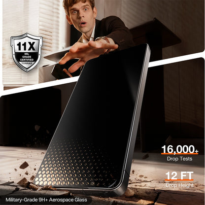 Torras GlassGo Install Master Privacy Screen Protector for Samsung Galaxy S26 Ultra S948, Tempered Glass, Full Glue