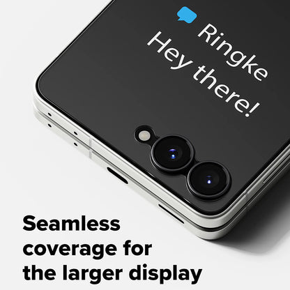 Ringke Pro Exterior Screen Protector for Samsung Galaxy Z Flip8 F776, Tempered Glass, Full Glue, Set of 2 pieces