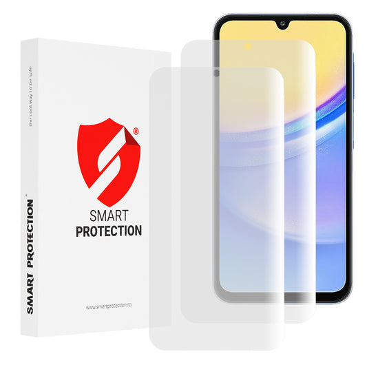 Smart Protection Premium Classic Screen Protector Film for Samsung Galaxy A15 5G A156 / A15 A155, Plastic, Set of 2 pieces