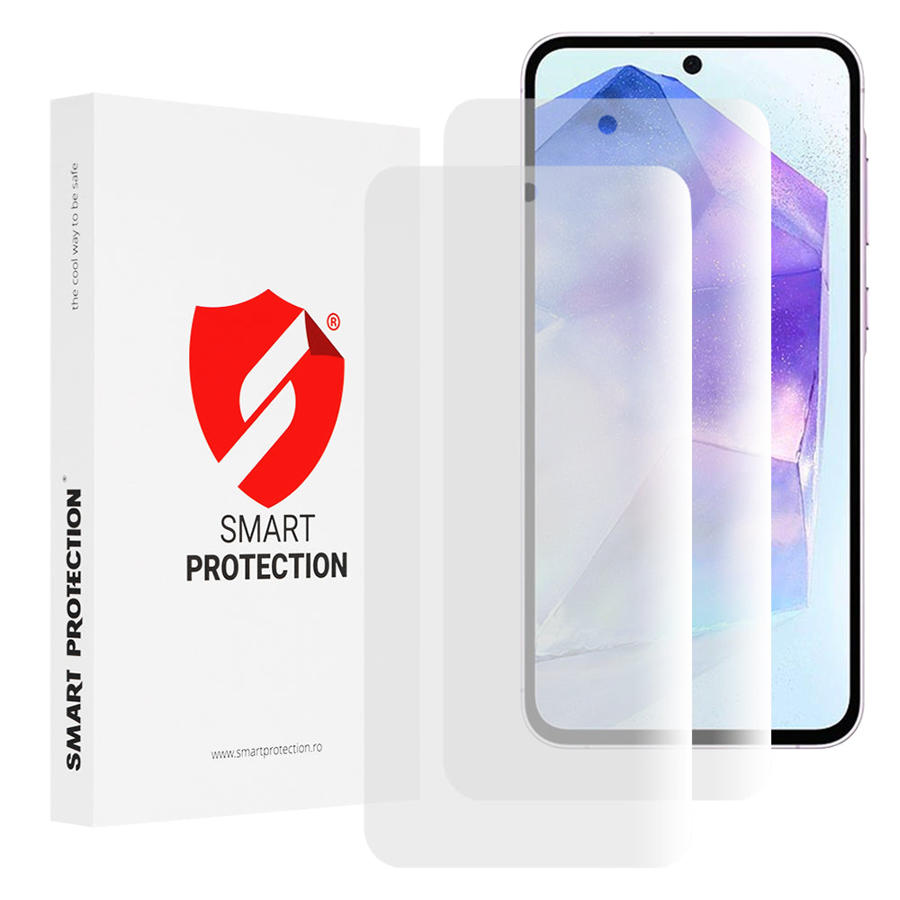Smart Protection Premium Classic Screen Protector Film for Samsung Galaxy M35 / A55 5G A556 / A35 5G A356, Plastic, Set of 2 pieces