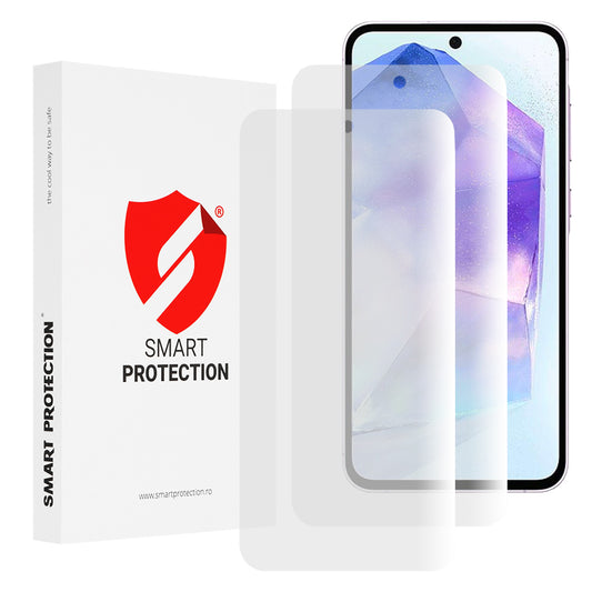 Smart Protection Premium Classic Screen Protector Film for Samsung Galaxy M35 / A55 5G A556 / A35 5G A356, Plastic, Set of 2 pieces