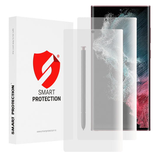 Smart Protection Premium Classic Screen Protector for Samsung Galaxy S22 Ultra 5G S908, Plastic, Set of 2 pieces