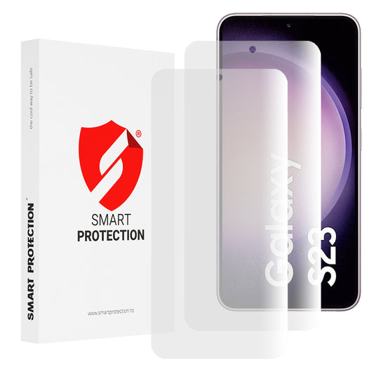 Smart Protection Premium Classic Screen Protector Film for Samsung Galaxy S23 S911, Plastic, Set of 2 pieces