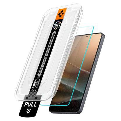 Spigen GlastR EZ FIT Pro HD Anti-Reflection Screen Protector for Samsung Galaxy S26 S942, Tempered Glass, Full Glue, Set of 2 pieces