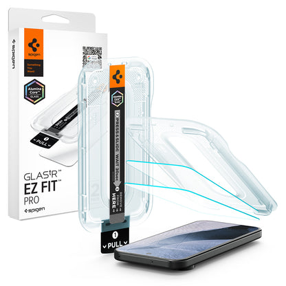 Spigen GlastR EZ FIT Pro Screen Protector for Google Pixel 11 Pro / 11, Tempered Glass, Full Glue, Set of 2 pieces AGL11480