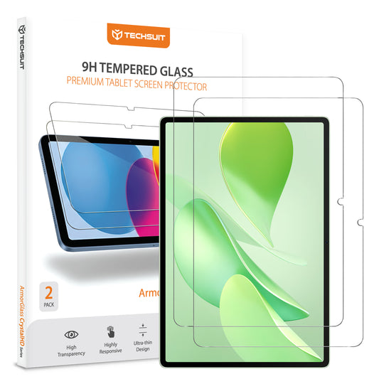 Techsuit ArmorGlass CrystalHD Screen Protector for Huawei MatePad 12 X (2025), Tempered Glass, Full Glue, Set of 2 Pieces