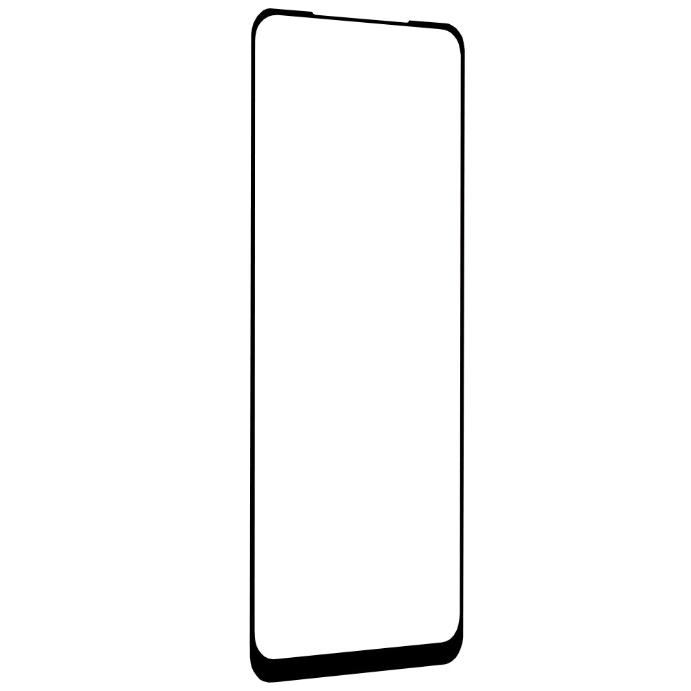 Techsuit Screen Protector Film for Oppo Reno4 Lite, Tempered Glass, Full Glue, 111D, Black