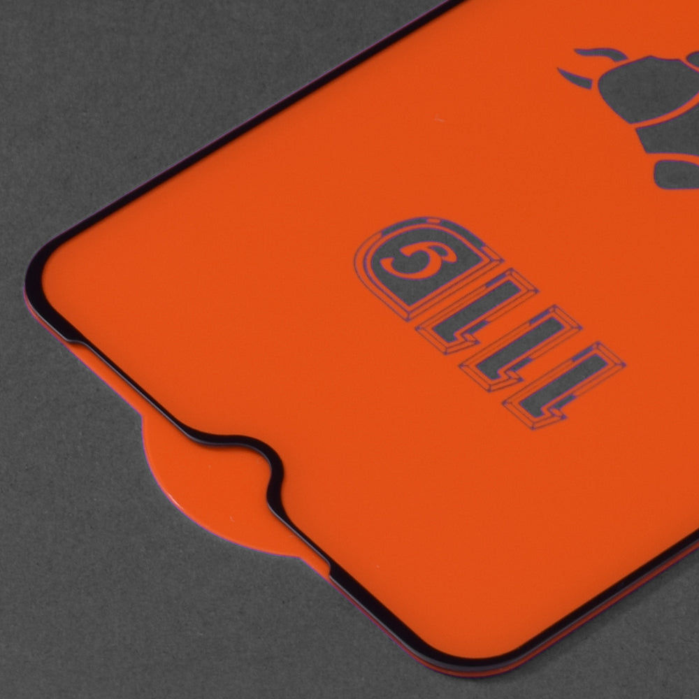 Techsuit Screen Protector Film for Xiaomi Redmi 9 Power / 9T / Poco M3, Tempered Glass, Full Glue, 111D, Black