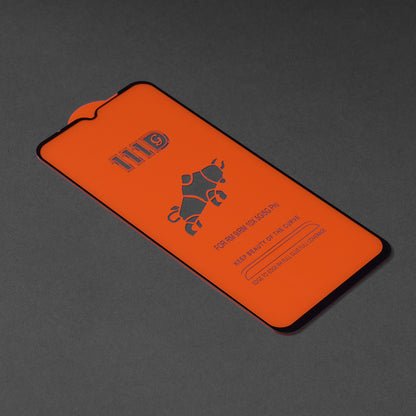 Techsuit Screen Protector Film for Xiaomi Redmi A2+ / A2 / A1+ / A1 / 10A, Tempered Glass, Full Glue, 111D, Black