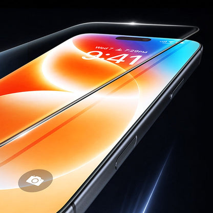 Torras HD Shield Screen Protector for Apple iPhone 18 Pro Max / 17 Pro Max, Tempered Glass, Full Glue, Black