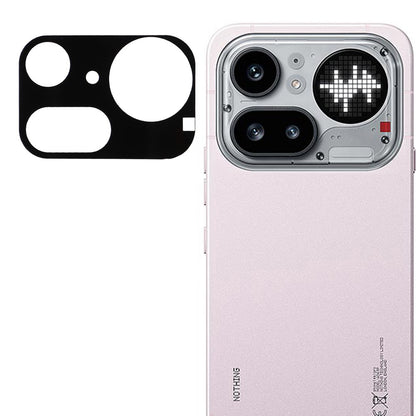 Techsuit Rear Camera Protective Film for Nothing Phone (4a) Pro, Tempered Glass, Black