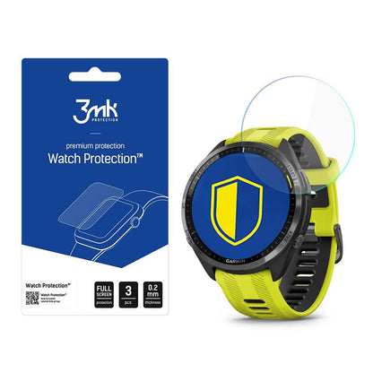 3MK Arc Protective Film for Garmin Forerunner 965, Set of 3 pieces, Plastic
