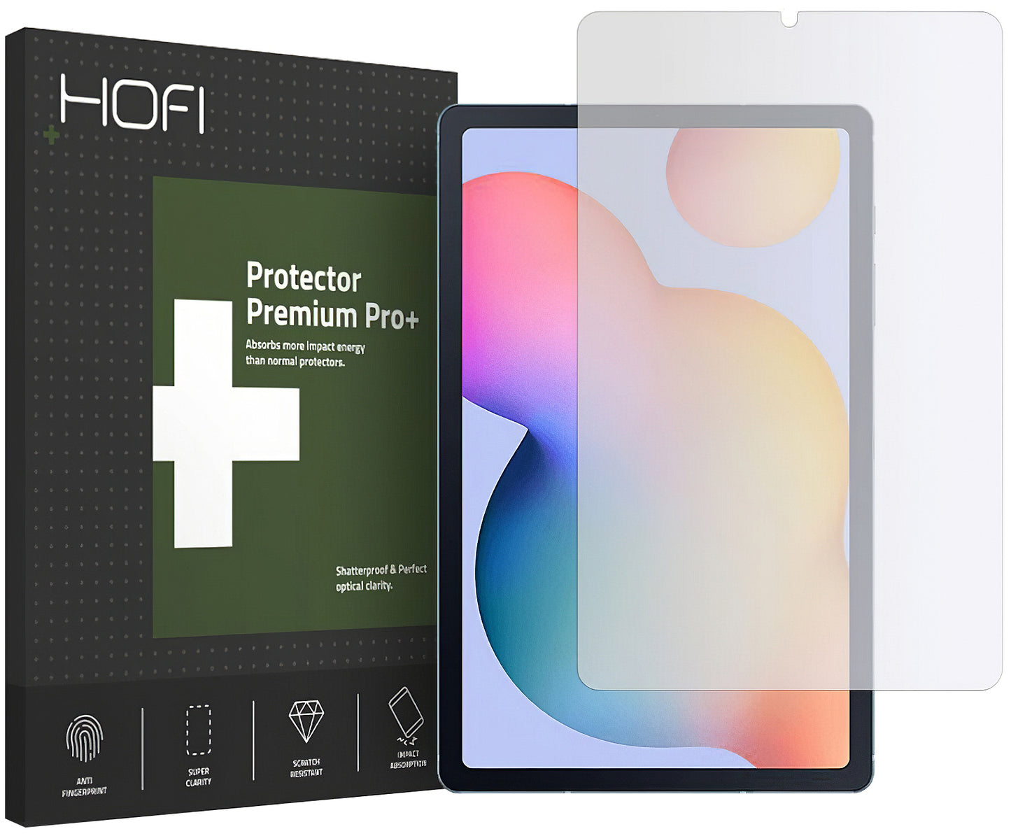 Screen Protector HOFI PRO+ for Samsung Galaxy Tab S6 Lite (2024) / Tab S6 Lite (2022) / Tab S6 Lite (2020), Flexible Glass, Full Glue