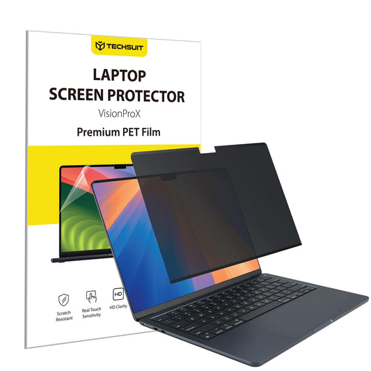 Screen Protector Privacy Techsuit VisionProX for Apple MacBook Air M4 13inch (2025), Plastic