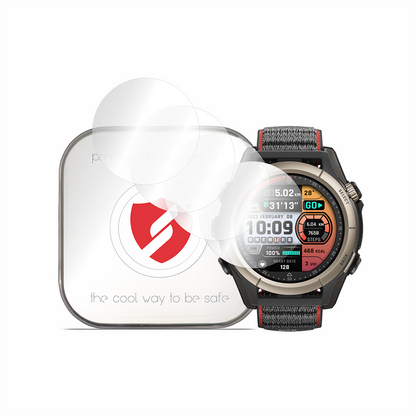 Smart Protection Premium Classic Screen Protector for Amazfit Cheetah Pro, Set of 4 pieces, Plastic