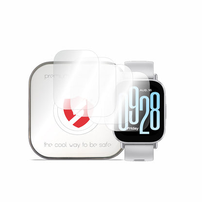 Smart Protection Premium Classic Protective Film for Xiaomi Redmi Watch 5 Active, Set of 4 pieces, Plastic