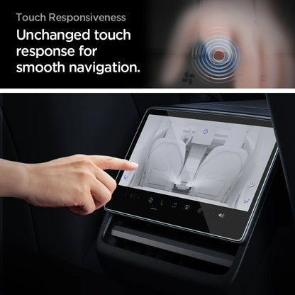 Spigen GlastR Slim Anti-Glare Screen Protector for Tesla Y Navigation (2026 / 2025) / 3 (2026 / 2025 / 2024), Tempered Glass AGL07586